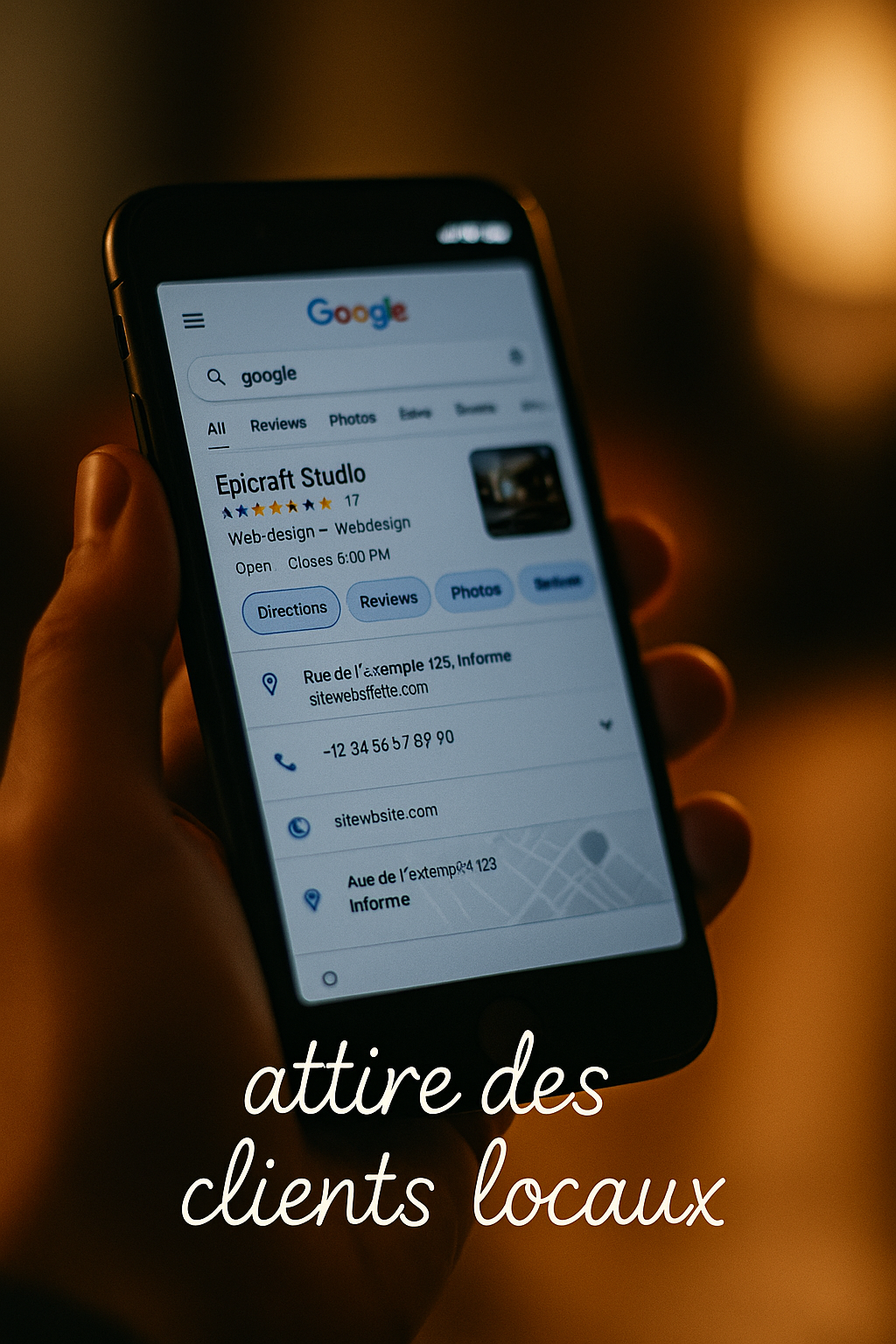 Fiche Google Business Profile